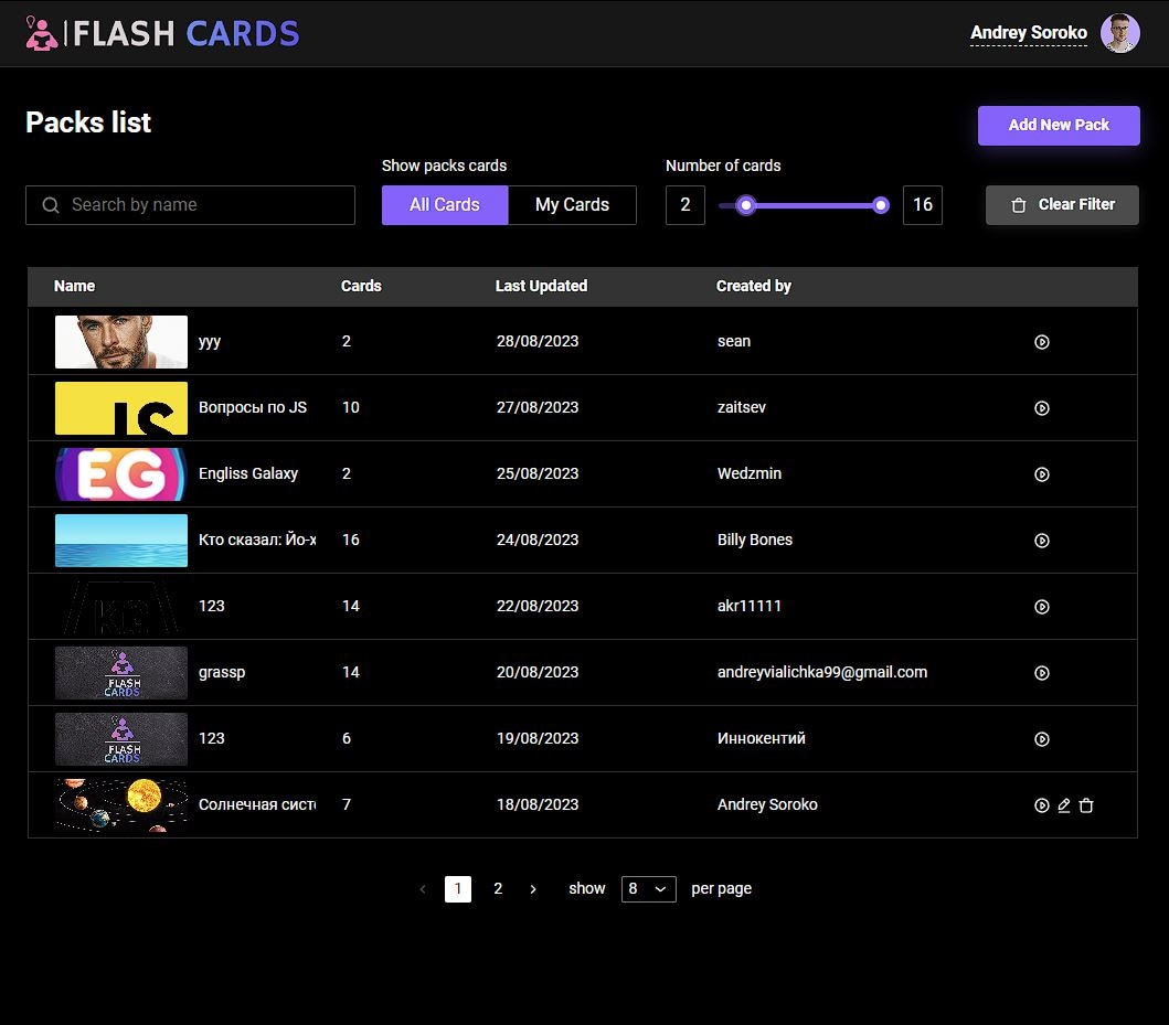 "Flash Cards"